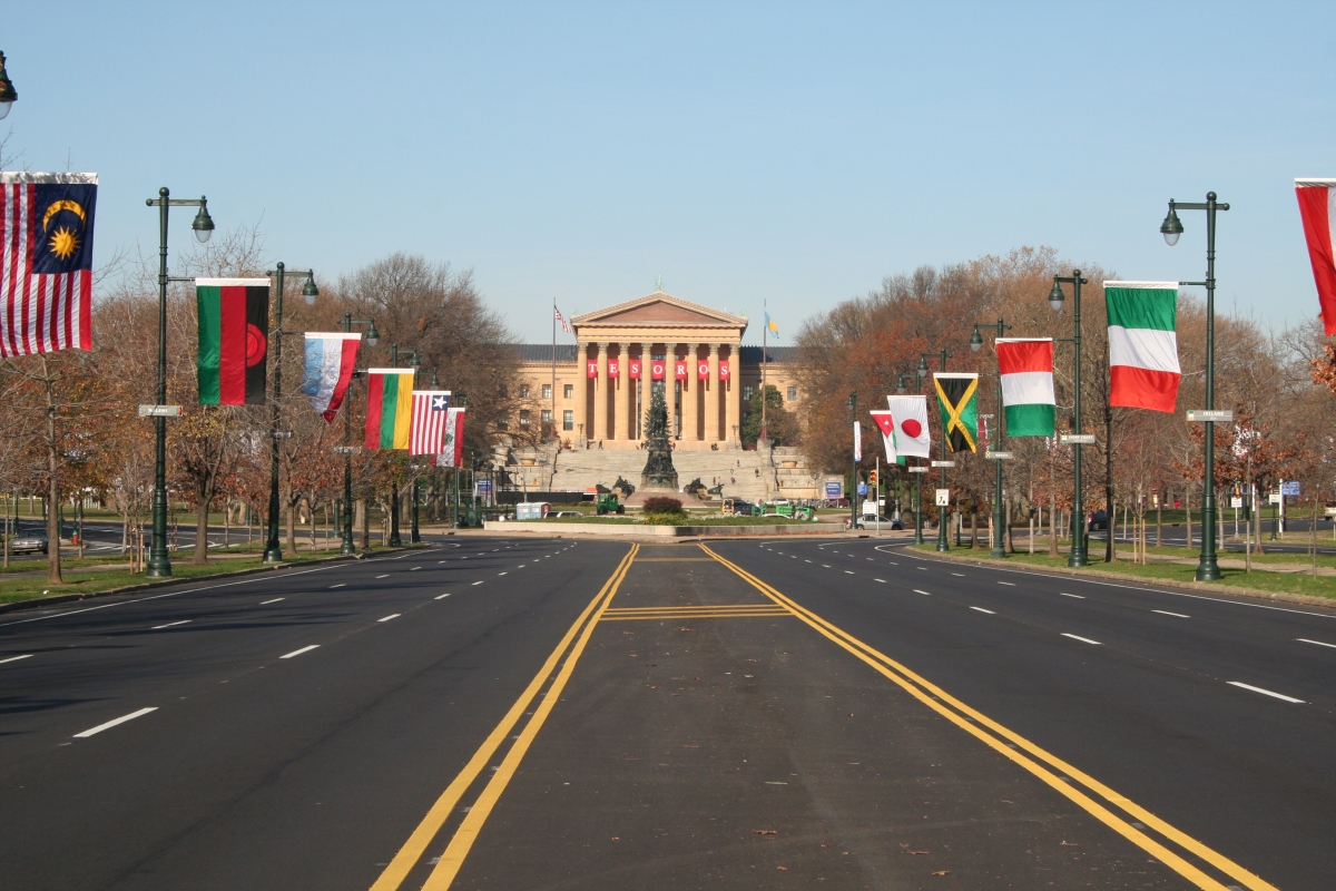 Benjamin Franklin Parkway Museum Mile The Constitutional